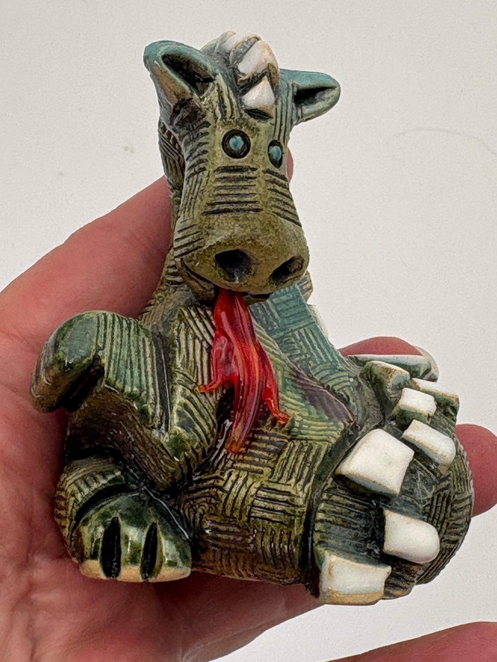 Vintage Artesania Rinconada Dragon #252 -Signed